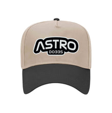 Load image into Gallery viewer, ASTRO Dobbs SnapBack II - Two-Tone Natural &amp; Black &quot;ASTRO Dobbs&quot; Hat
